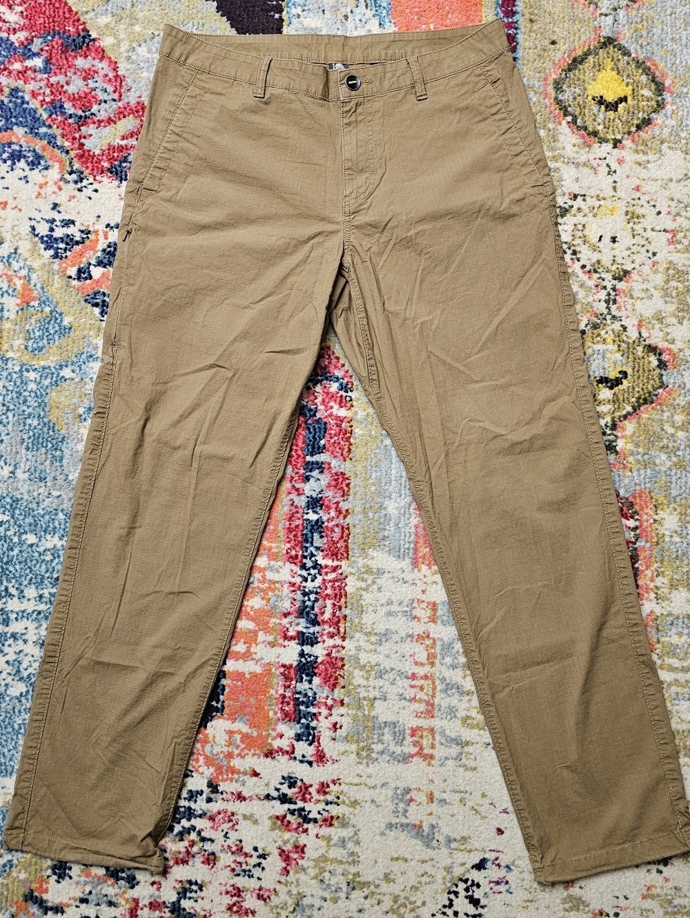 Mountain Hardwear AP Scrambler Ripstop Hiking Pants Mens 34x32 Khaki Outdoor